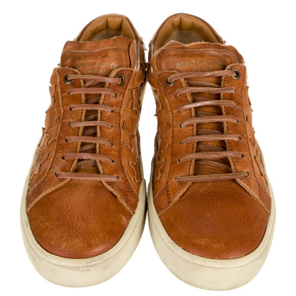 Saint Laurent Womens 
Leather Sneakers
Size: 9 | IT 39